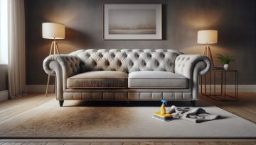 Professional upholstery cleaning