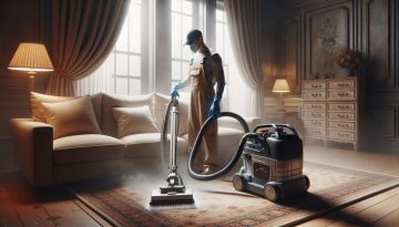 Upholstery cleaning machines