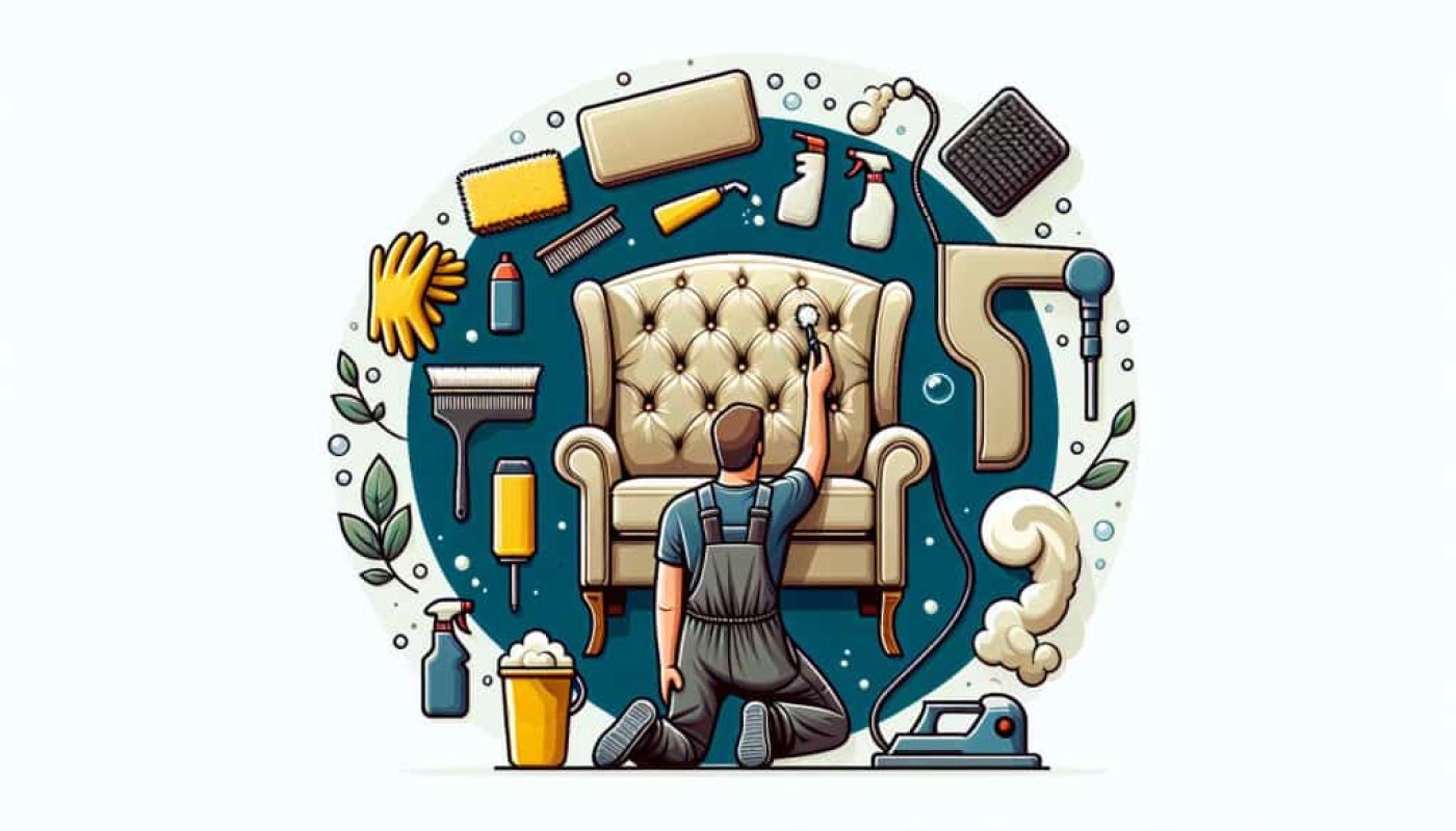 Professional upholstery cleaning